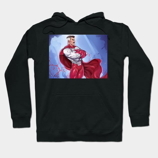 omniman Hoodie by super villain